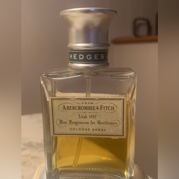 Abercrombie & Fitch Hedges Cologne with Silver and Gold Accents